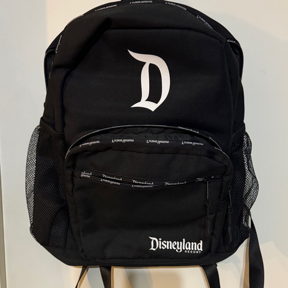 Disneyland Black Logo Backpack